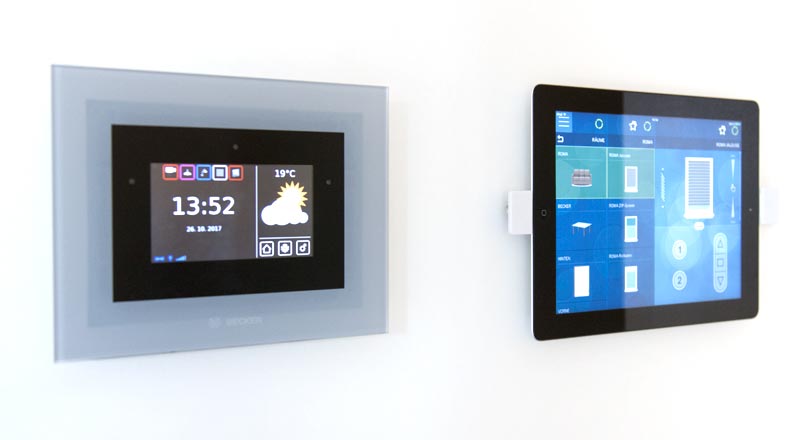 Schwarz Ausstellung Smart Home